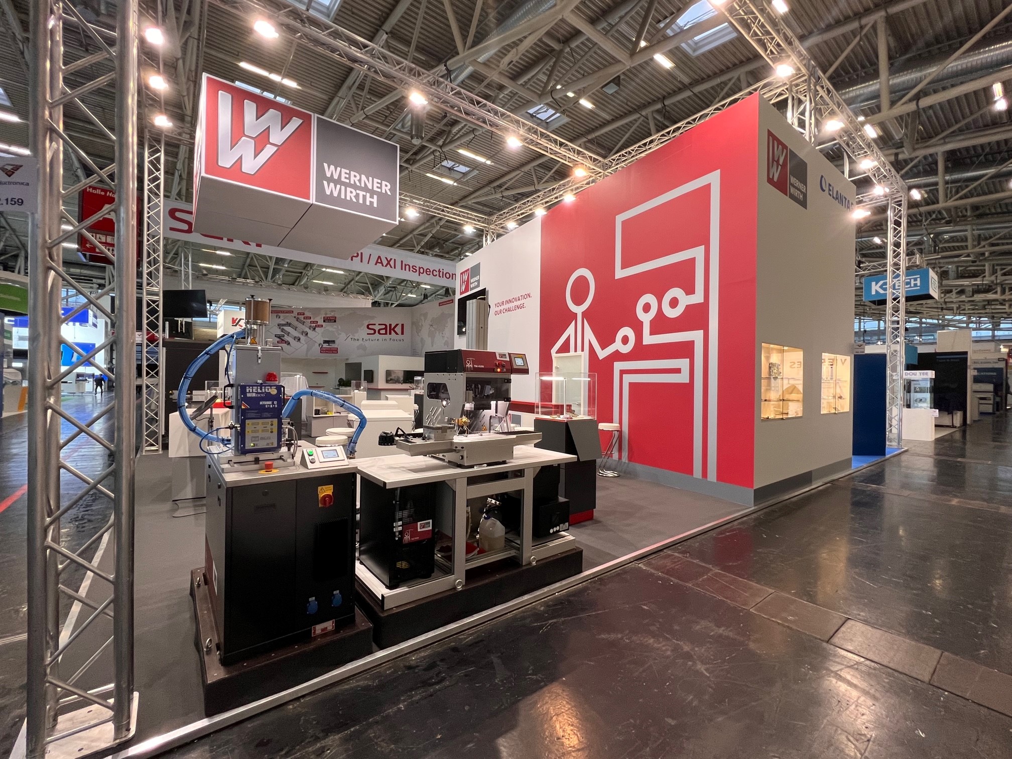 werner wirth messestand productronica 2023